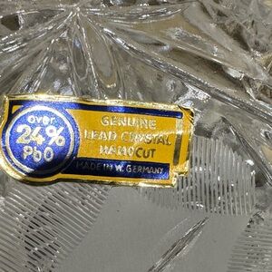 Genuine Lead Crystal Handcut Glassware